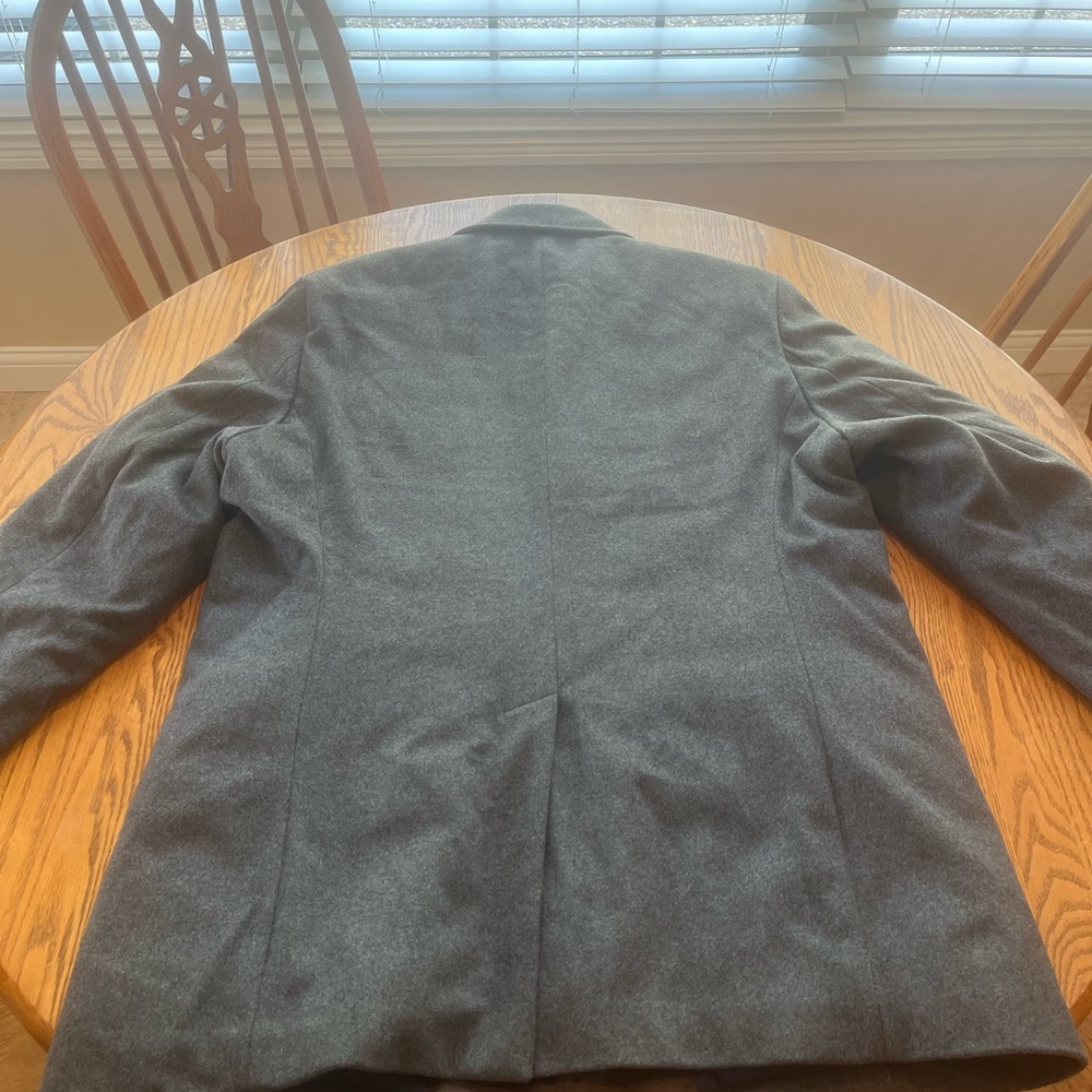 Lauren Ralph Lauren Thermal Puff Down Lined Wool Men’s Dress Overcoat 48R XL - Picture 10 of 12